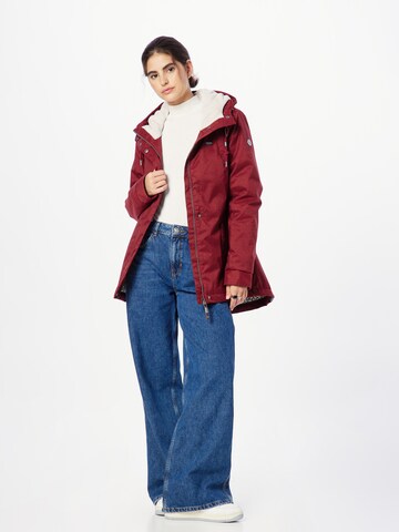 Parka mi-saison 'MONADDE' Ragwear en rouge