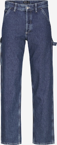 JACK & JONES Loosefit Jeans 'Eddie Carpenter' in Blauw: voorkant