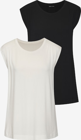 T-shirt LASCANA en noir : devant