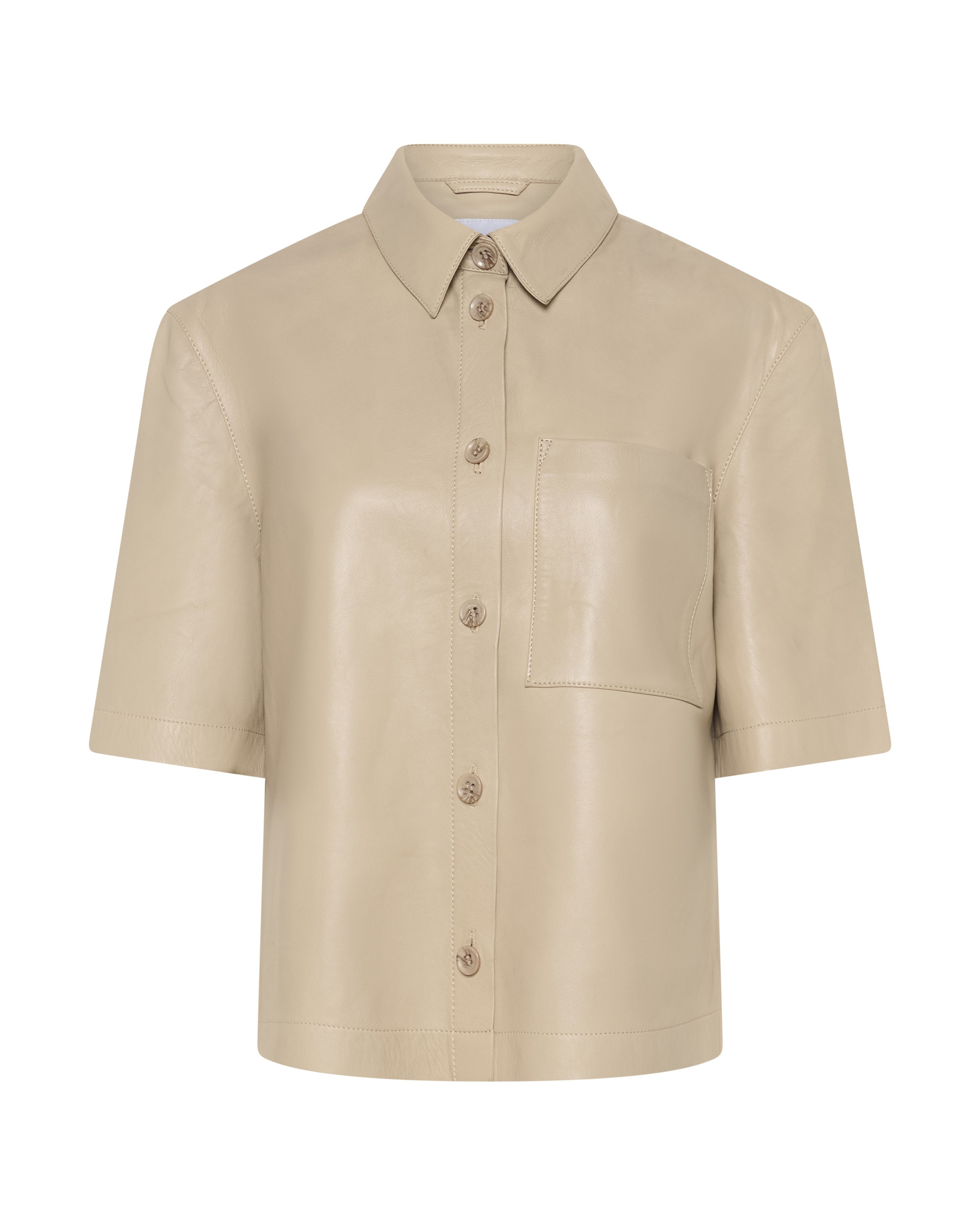 SAINT TROPEZ Blouse 'OndreaSZ' in Beige: voorkant