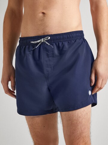 Pepe Jeans Swim Trunks in Blue: front