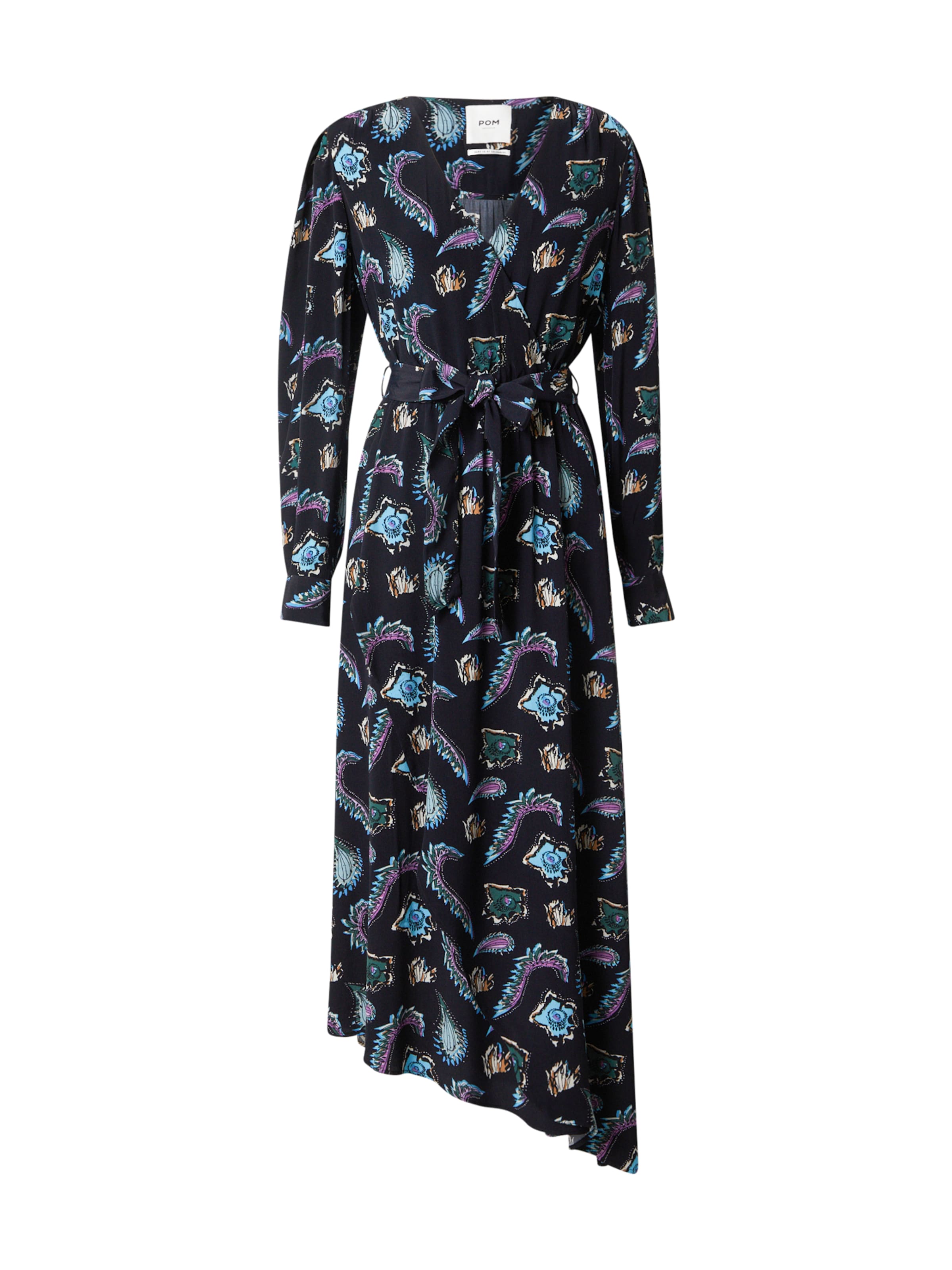 POM Amsterdam Dress in Black: front