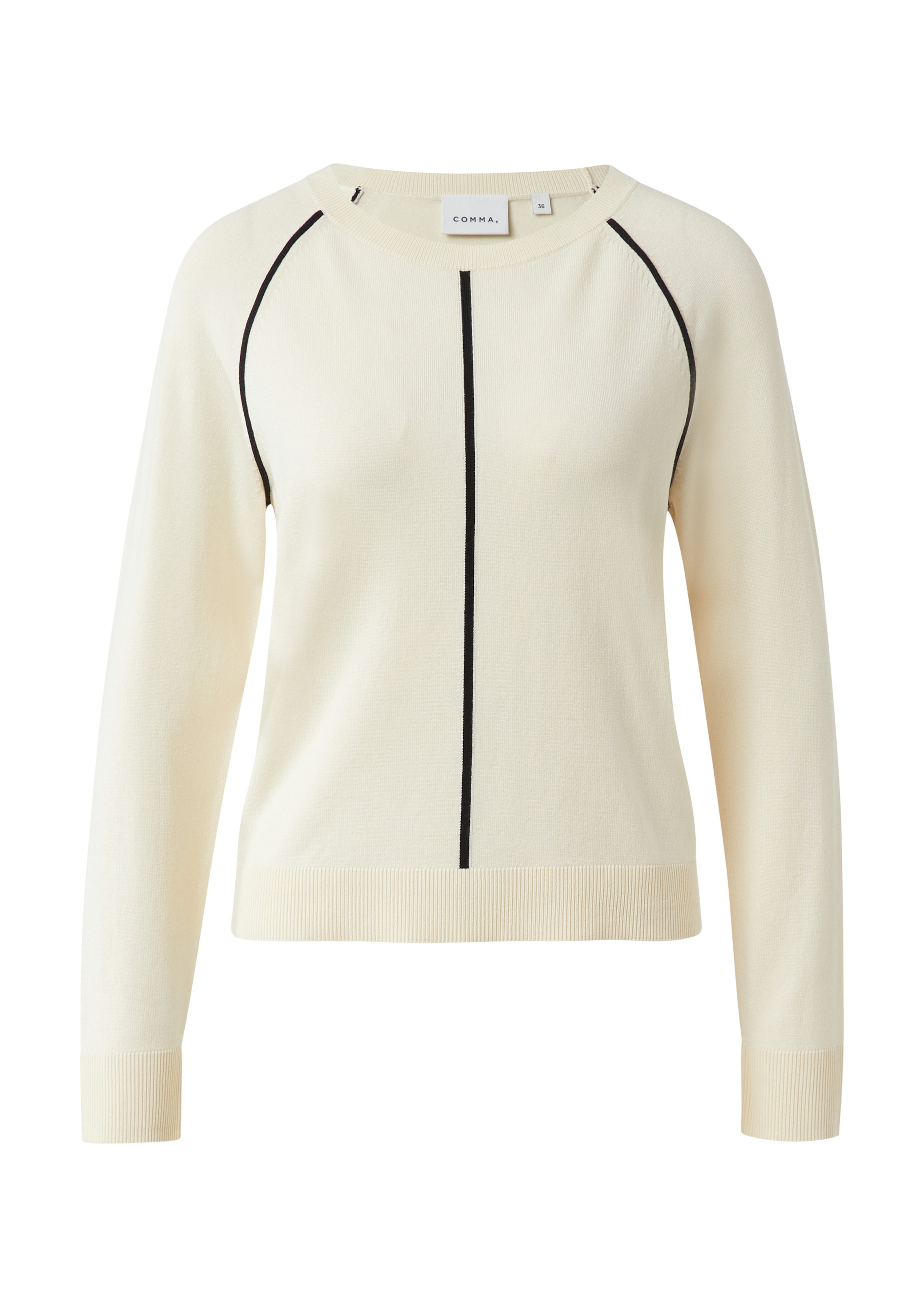 COMMA Pullover in Beige: Vorderseite