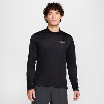NIKE Funktionsshirt 'Pacer' in Schwarz: Vorderseite