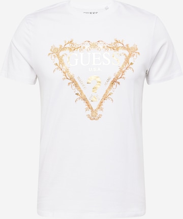 GUESS - Camisa em branco: frente