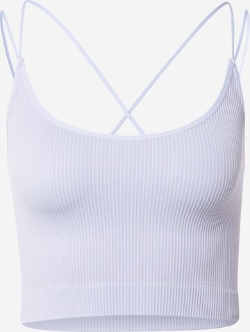 BDG Urban Outfitters Top 'CINDY' w kolorze niebieski: przód