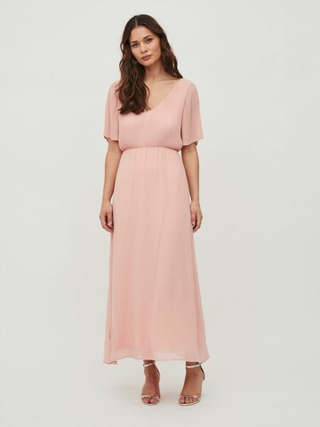 VILA Вечернее платье 'Estelle' в Ярко-розовый: спереди