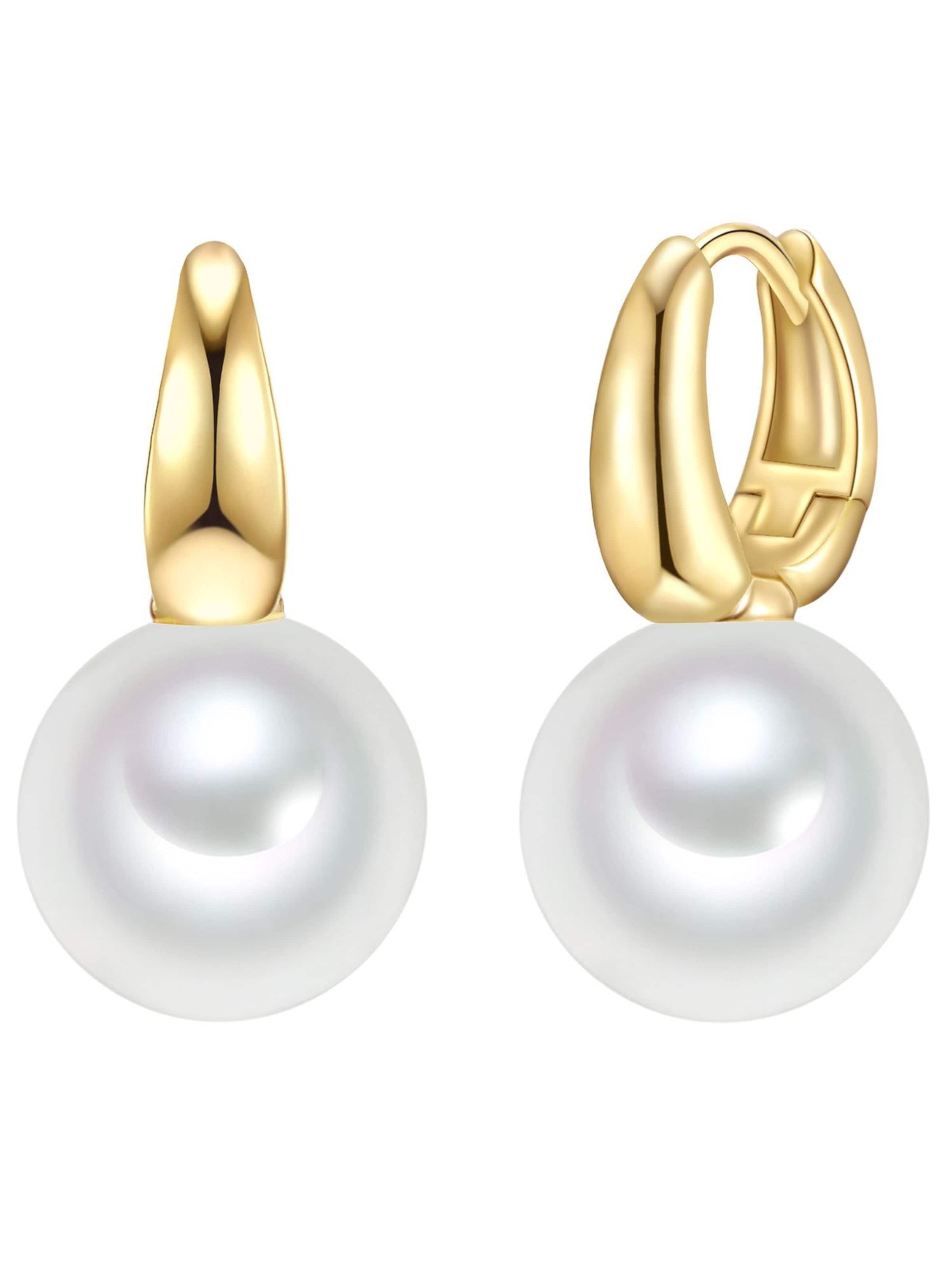 Rafaela Donata Oorbellen in Wit: voorkant