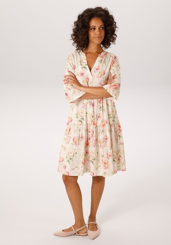 Aniston CASUAL Kleid in Beige