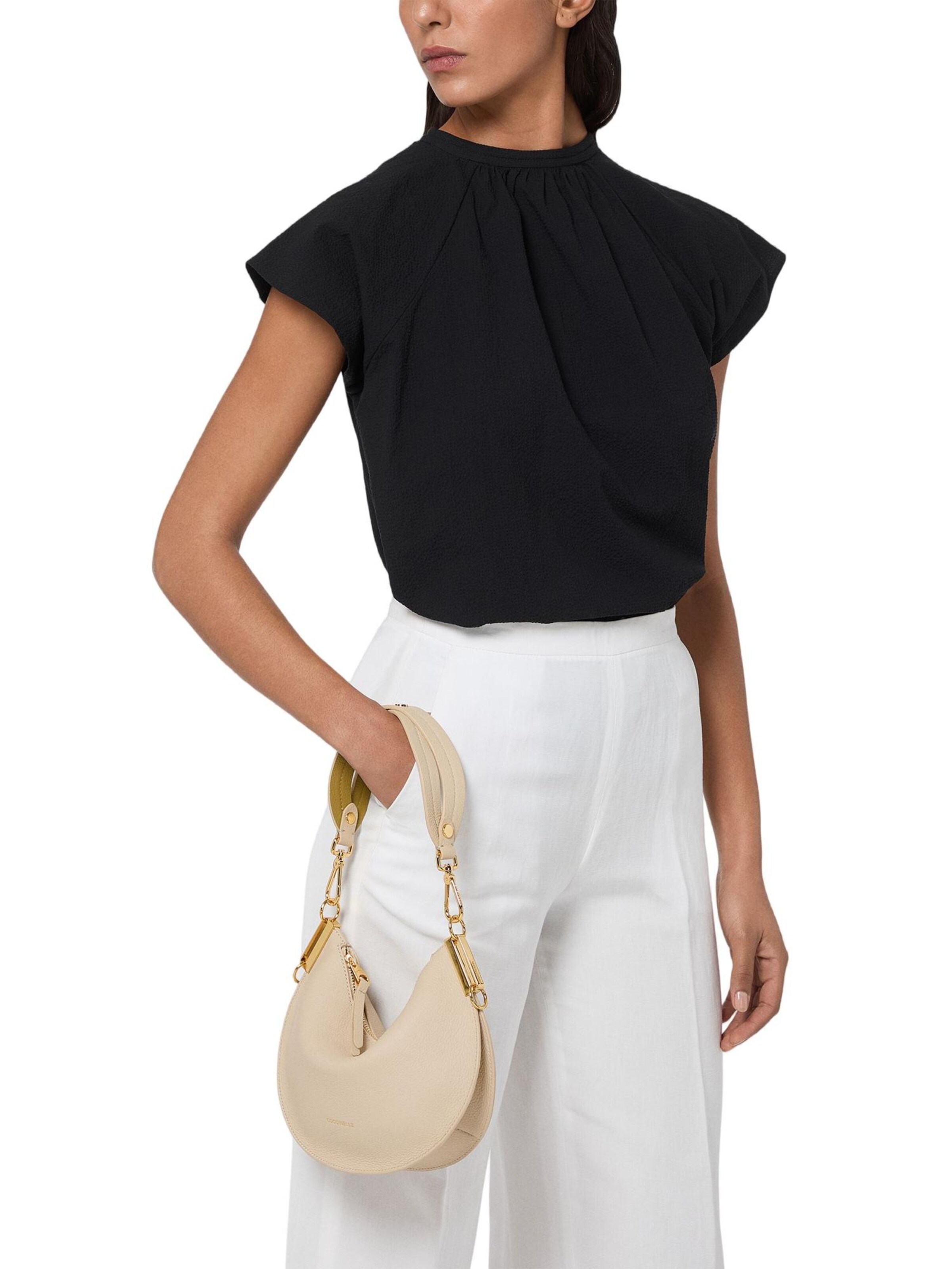 Borsa a spalla 'COCCINELLE Sunup S26' di Coccinelle in beige