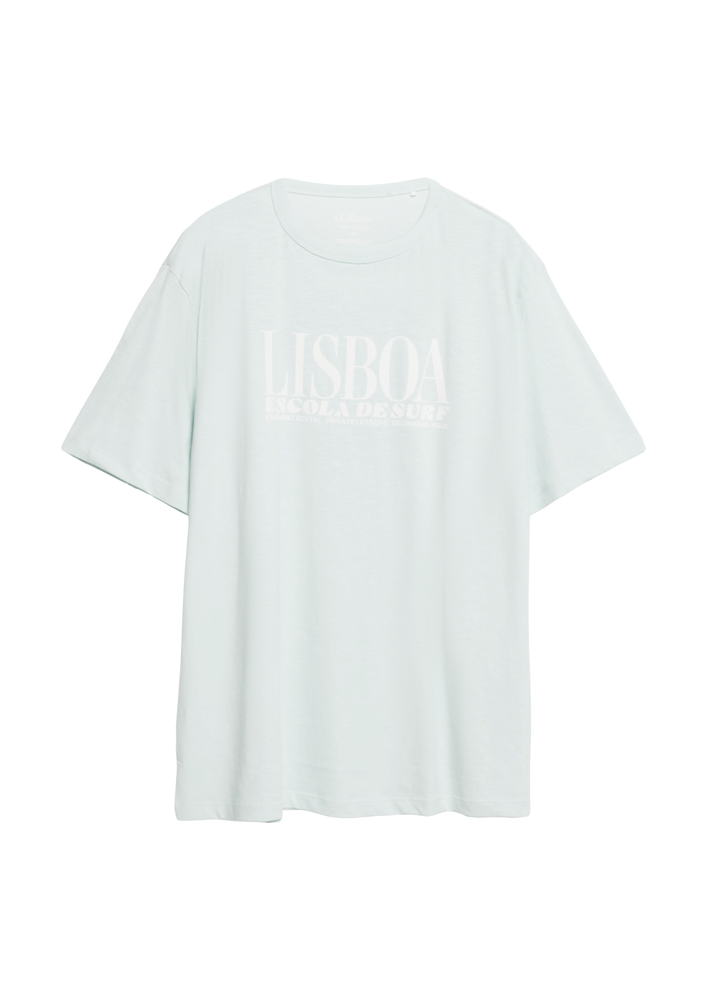 s.Oliver Men Big Sizes T-Shirt in Grün: Vorderseite