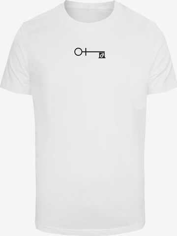 T-Shirt 'Penthouse' Merchcode en blanc : devant