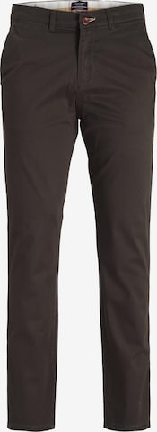 JACK & JONES Chino Pants 'Ollie' in Brown: front