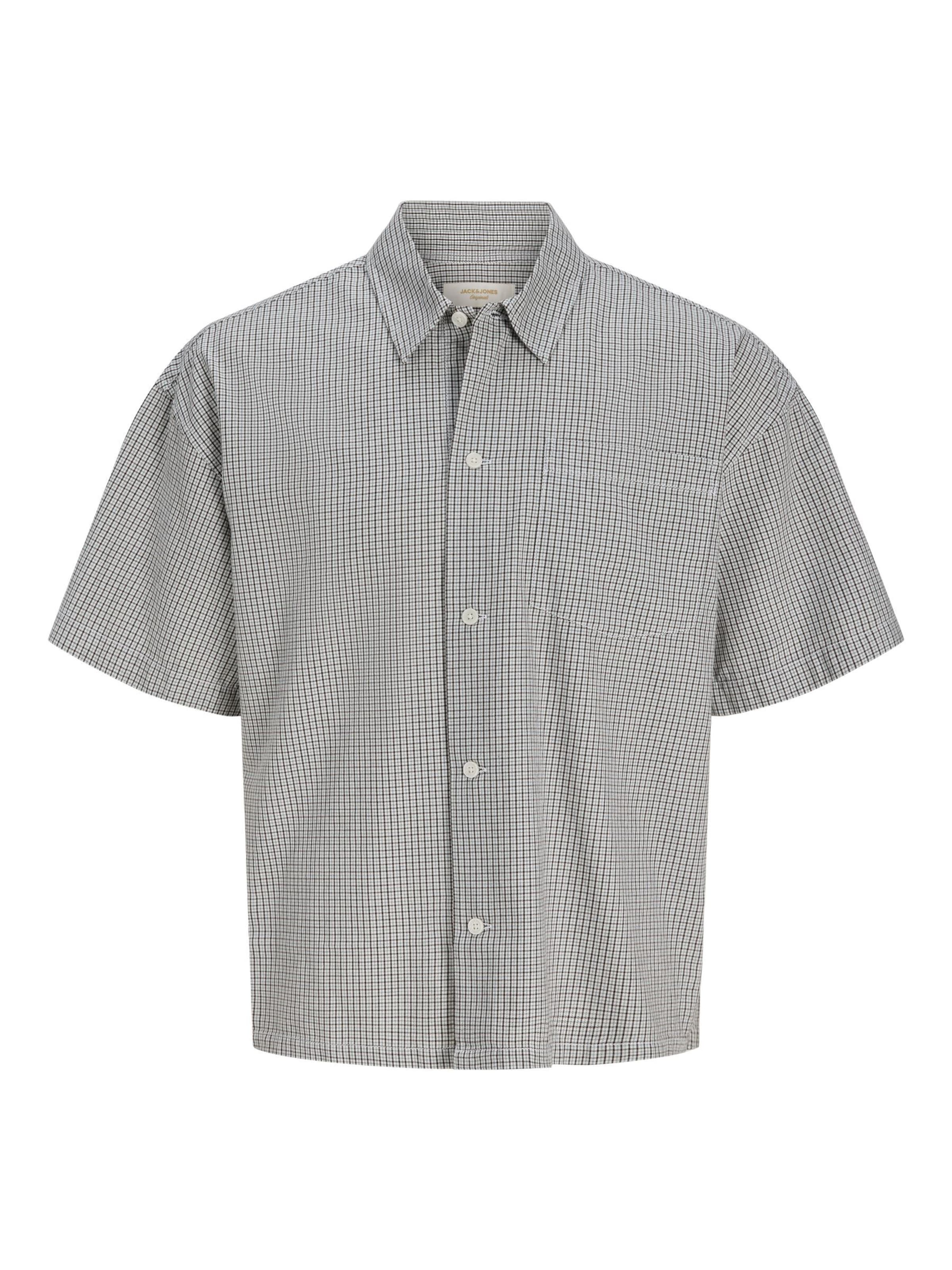 Jack & Jones Junior Comfort Fit Skjorte i grå: forside