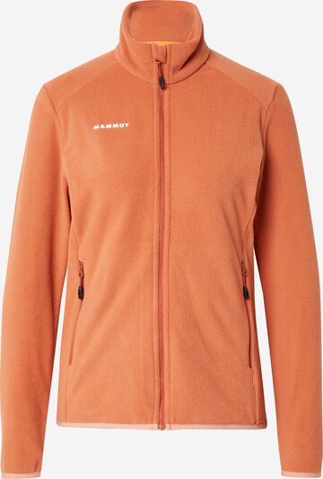 Jachetă  fleece funcțională 'Innominata' MAMMUT pe portocaliu / alb, Vizualizare produs