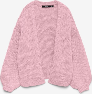 VERO MODA Вязаная кофта 'VMMAYBE' в Ярко-розовый: спереди