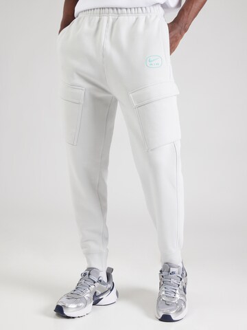 Nike Sportswear Tapered Cargobyxa 'Air' i grå: framsida