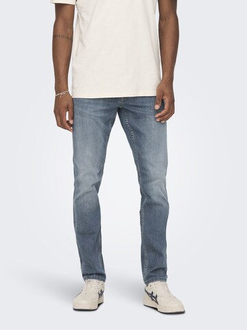 Only & Sons Slim fit Jeans 'ONSLoom' in Blue: front