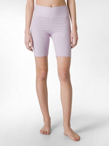 DEHA Skinny Sports trousers in Purple: front
