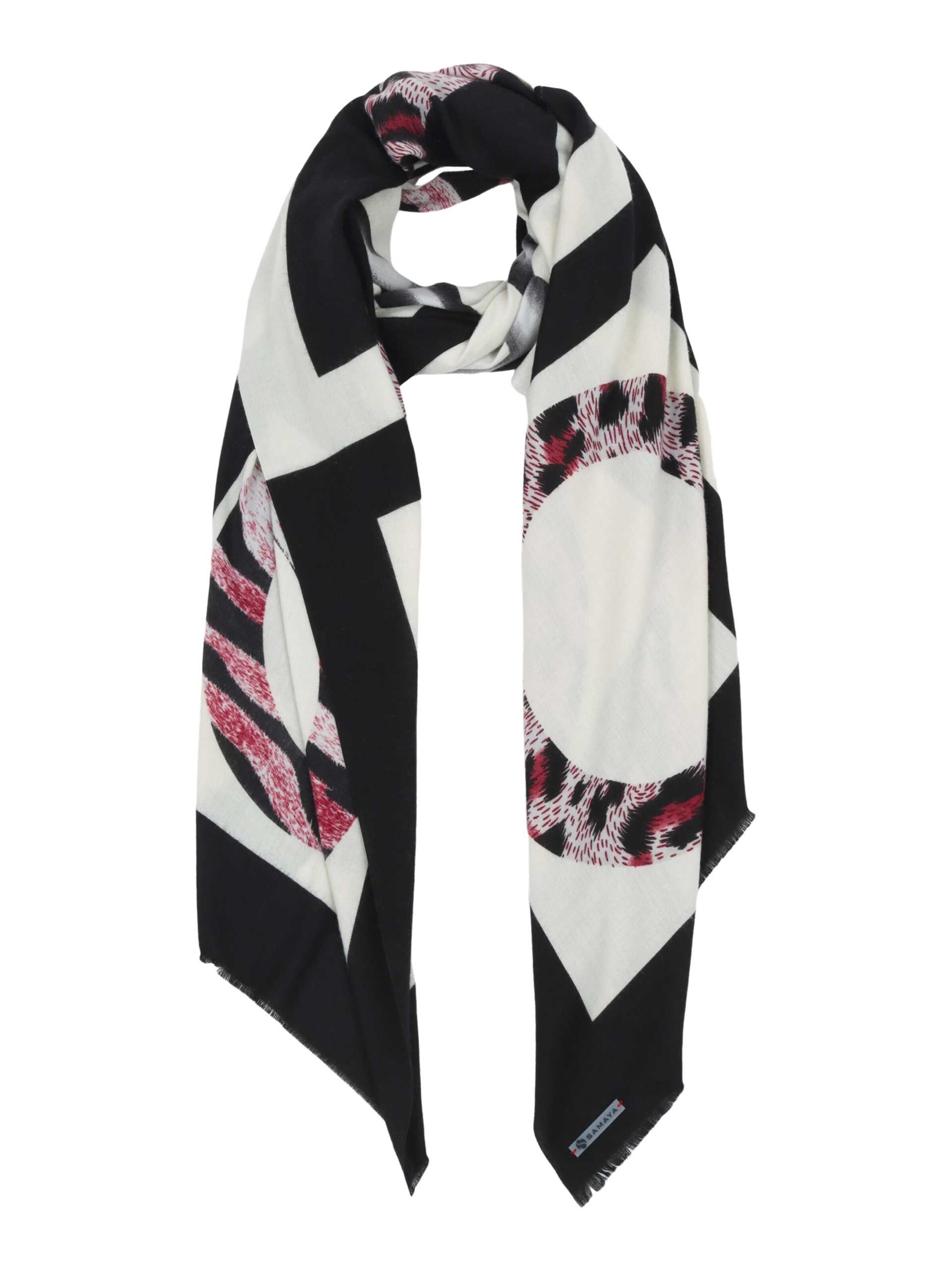 SAMAYA Scarf in Black: front