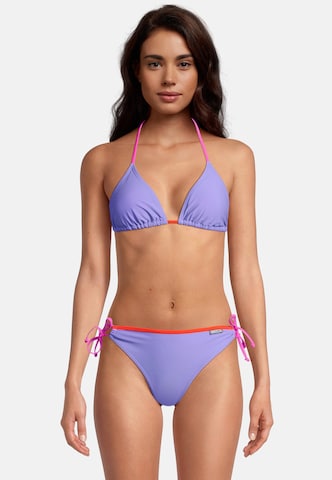 BECO the world of aquasports Triangel Bikini 'Colour Block' in Lila: Vorderseite