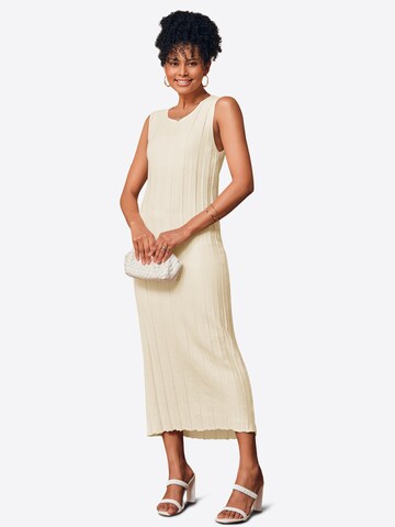 Imily Bela Šaty - Béžová: predná strana