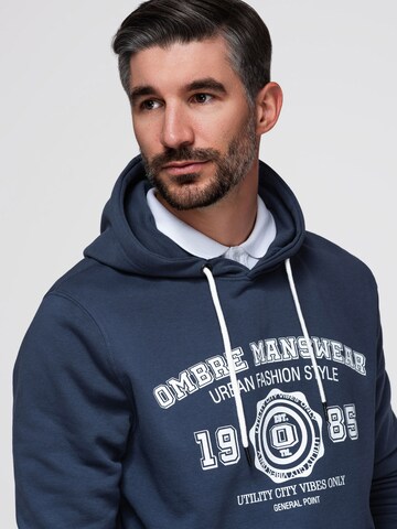 Ombre - Sudadera en azul