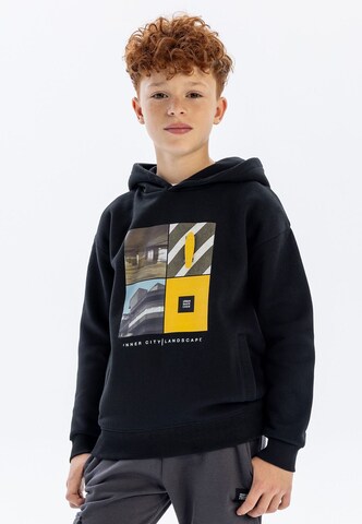 MINOTI - Sudadera en negro: frente