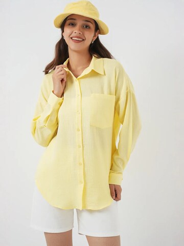 Chemisier Bigdart en jaune : devant