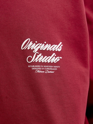 JACK & JONES - Sudadera en rojo