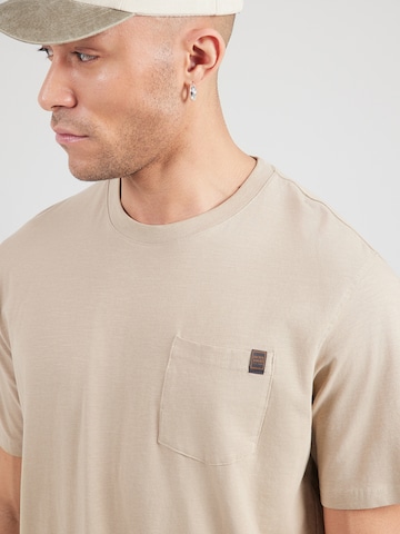 JACK & JONES Koszulka 'JJEDover' w kolorze beżowy
