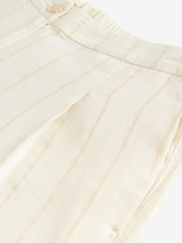 Wide Leg Pantalon à pince Next en blanc