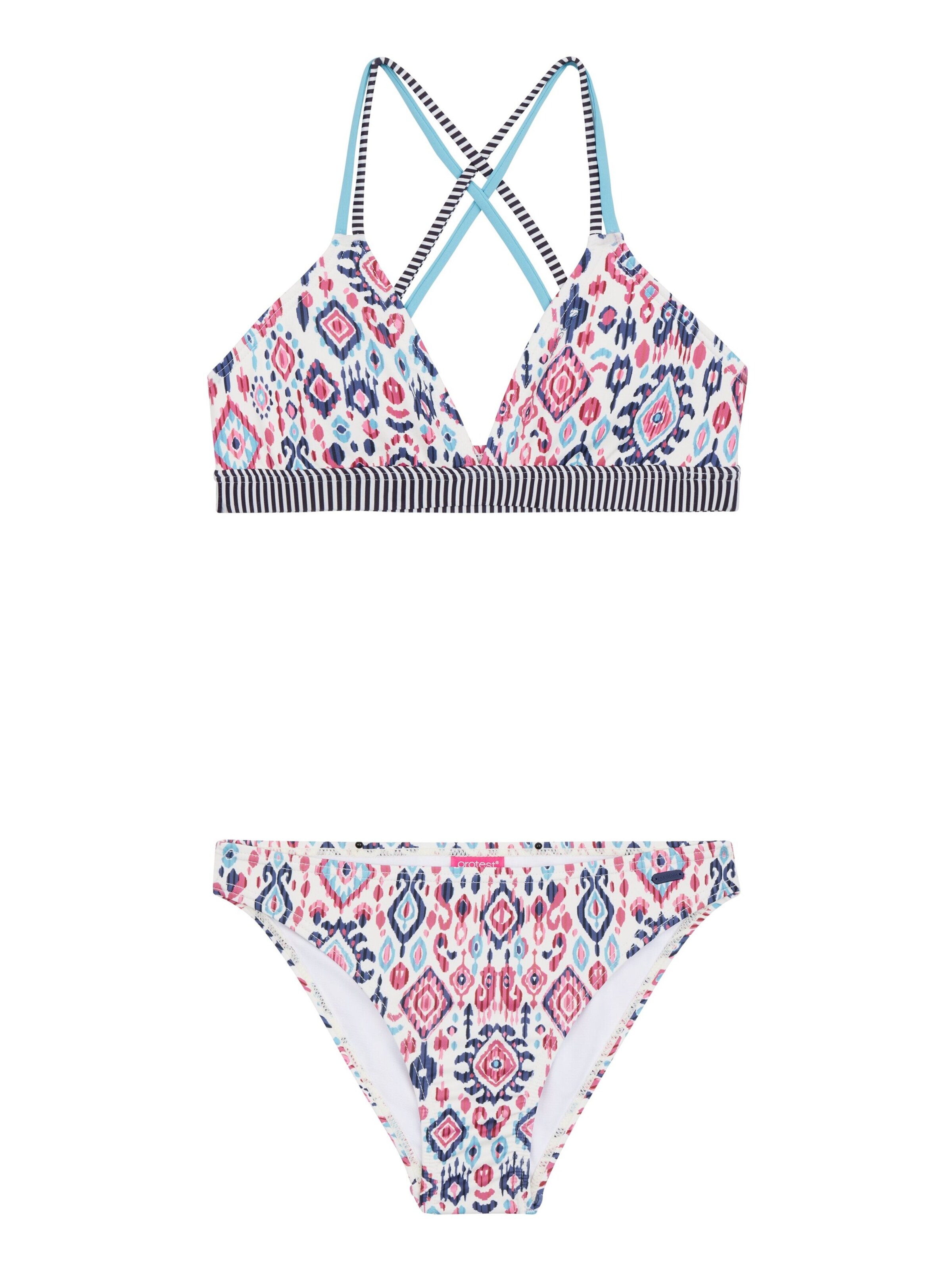 PROTEST Triangel Bikini 'PRTREVA JR' in Wit: voorkant