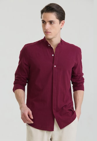 Felix Hardy Regular Fit Forretningsskjorte i rød: forside