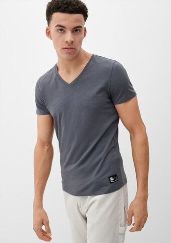 QS T-Shirt in Grau: Vorderseite