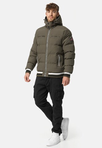 Veste d’hiver 'Marlon' INDICODE JEANS en vert