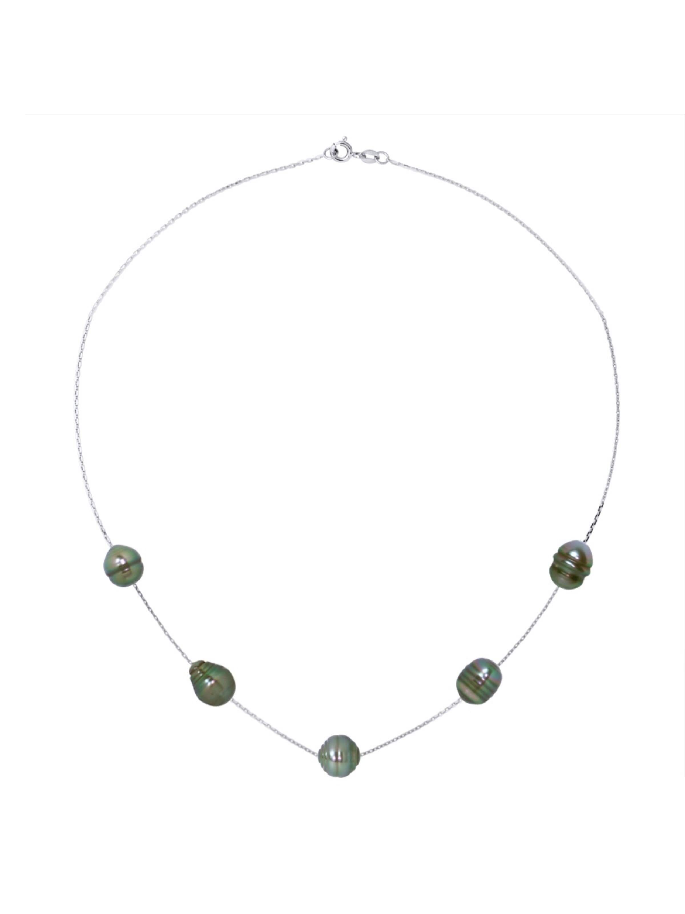 Collana 'Mikadano' di Ateliers Saint Germain in nero: frontale