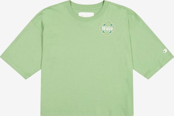 T-shirt Champion Authentic Athletic Apparel en vert : devant