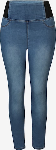 ze-ze Jeggings 'Pixie 525' in Blau: Vorderseite