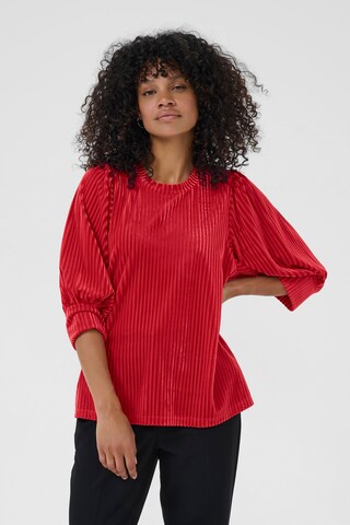 Kaffe Blouse 'KACaca' in Red: front