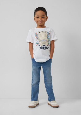T-Shirt s.Oliver en blanc : devant