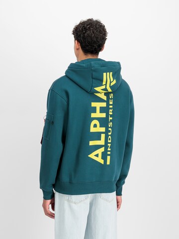 Pulover de la ALPHA INDUSTRIES pe albastru: față