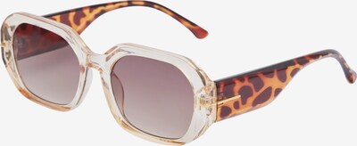 PIECES Солнцезащитные очки 'ALICE' в Цвет мокко / Темно-коричневый / Прозрачный, Обзор товара