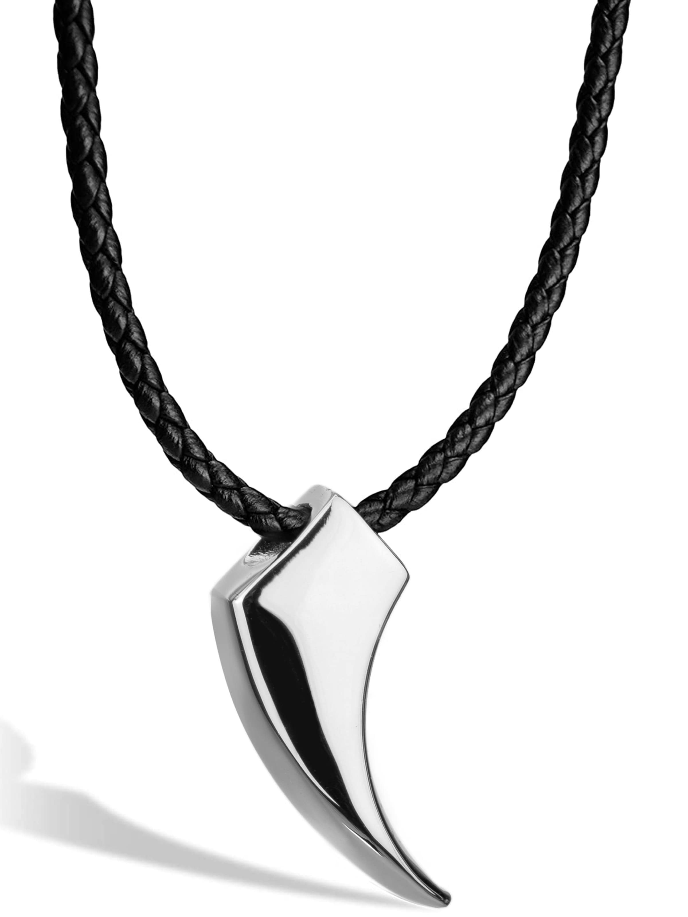 Chaîne 'Wolf' SERASAR en argent : devant