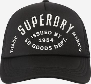 Superdry Cap in Schwarz: predná strana