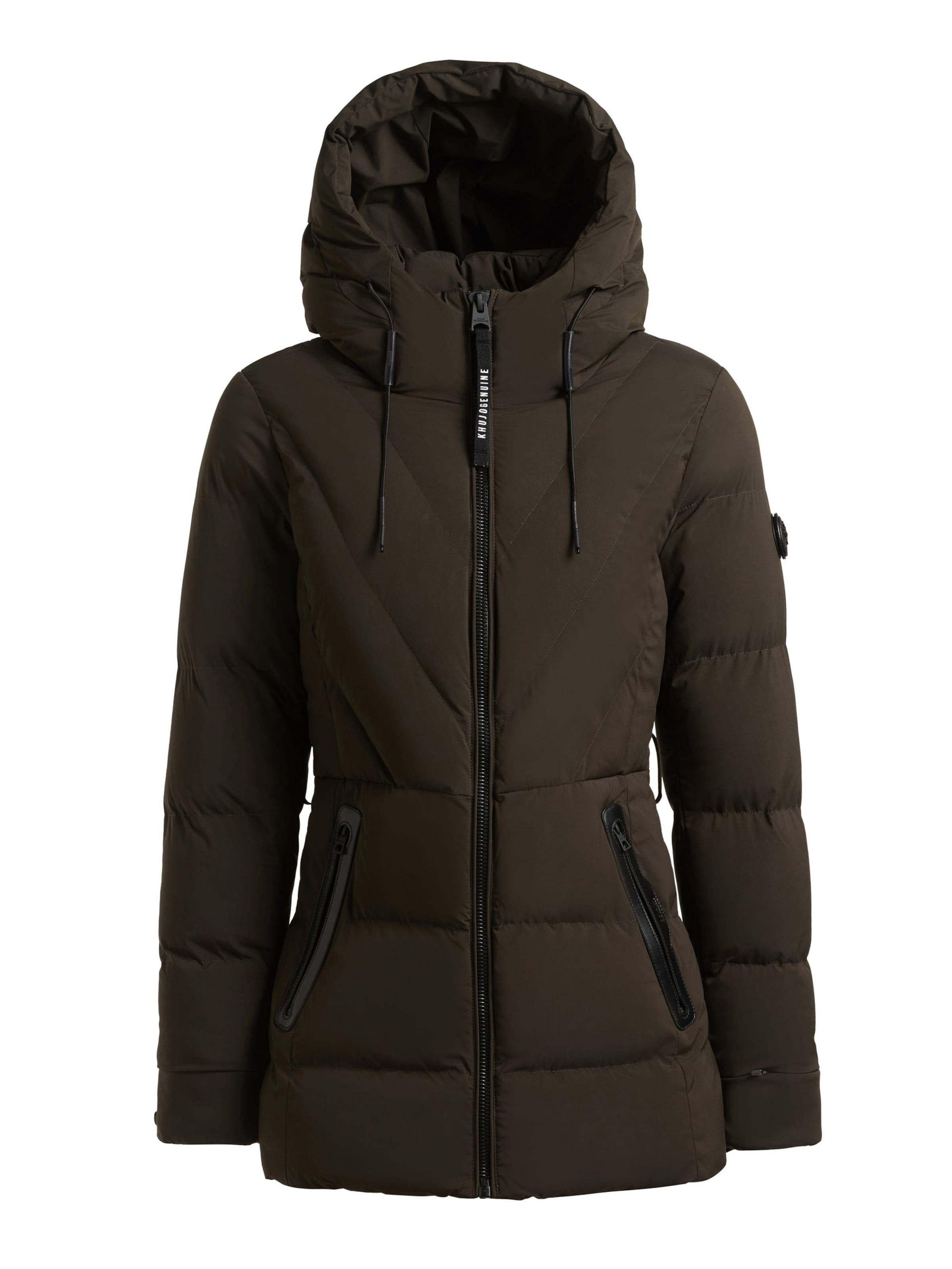 khujo Winter Jacket 'Rabb2' in Green: front