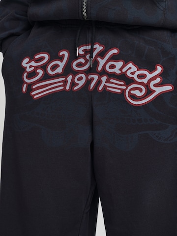Loosefit Pantaloni di Ed Hardy in nero