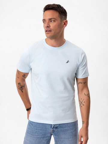 T-Shirt Moxx Paris en bleu : devant