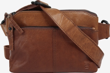 Spikes & Sparrow Gürteltasche in Braun: Vorderseite