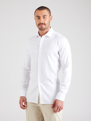 SEIDENSTICKER Slim fit Πουκάμισο για το γραφείο σε λευκό: μπροστά
